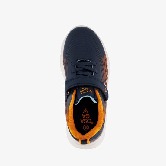 Osaga kinder sportschoenen blauw oranje - Maat 28 - Uitneembare zool