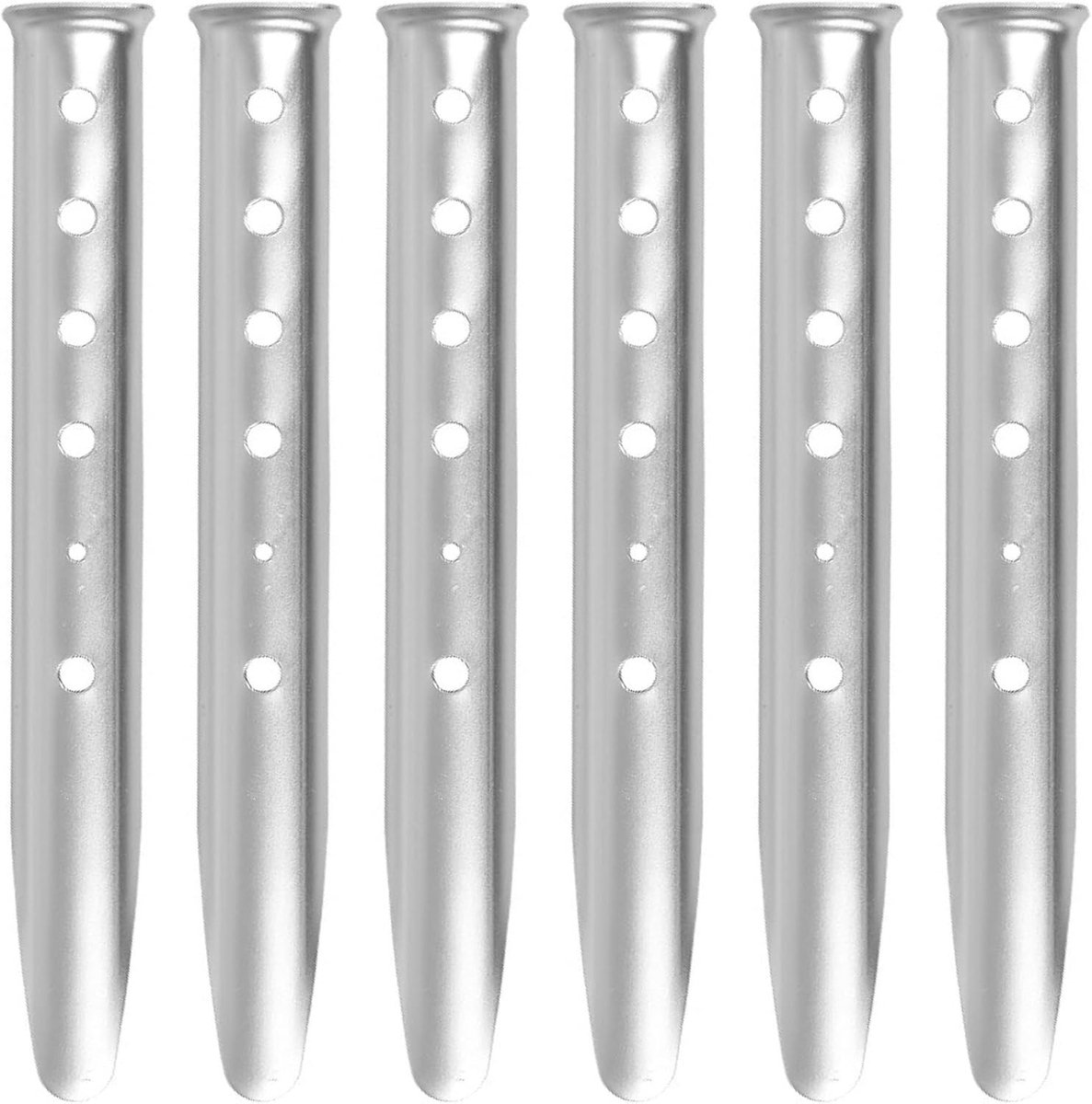 Zware metalen tentpinnen voor camping, strand en picknick - U-vormige aluminium grondpinnen van 31 cm