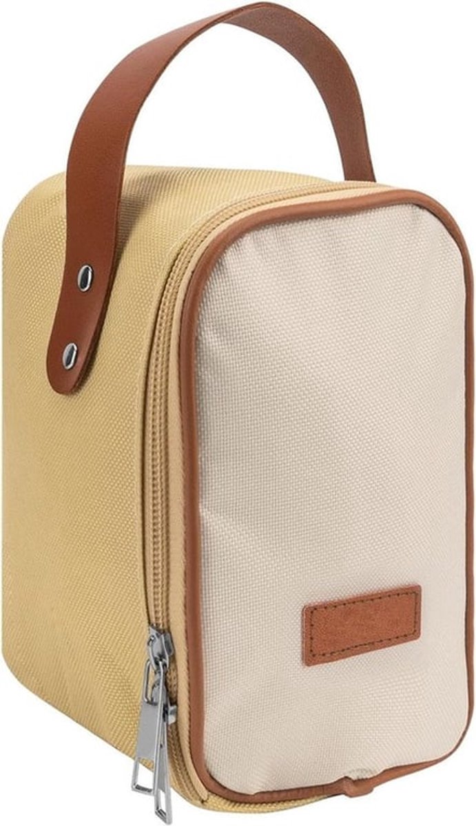 Geïsoleerde Voedselpot Tas - Thermische Snack Tas - Lunch Koeler Tassen voor Voedselpot - Buiten Picknicks - Compatibel met - Bidakid - Serlium - Blockhutte - 24 oz - Khaki.