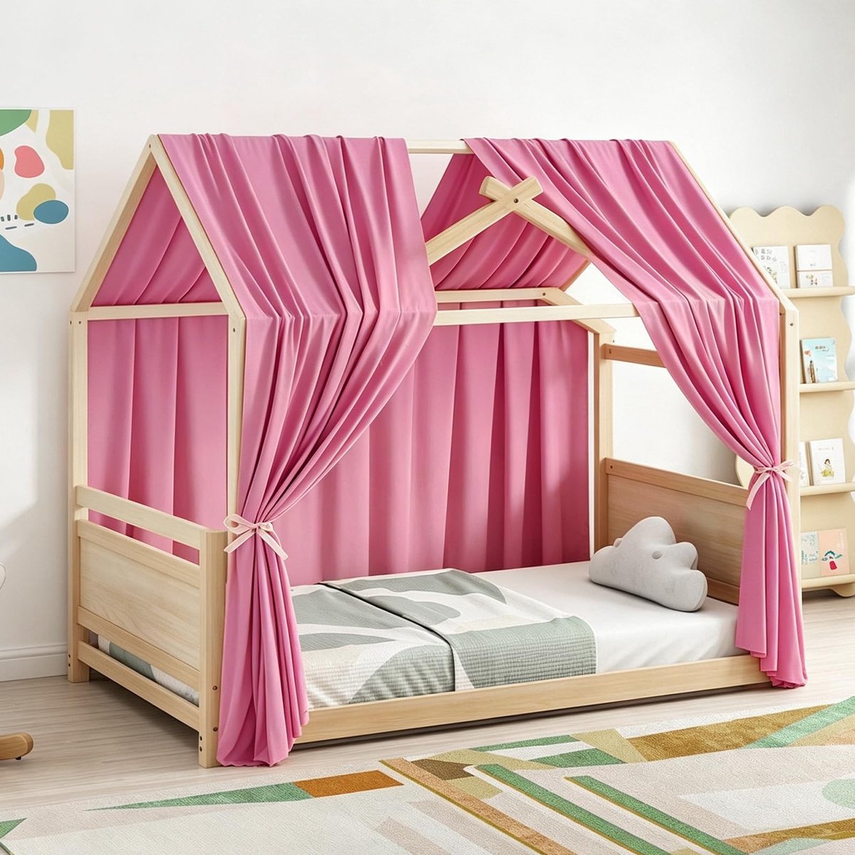 SolidKeus - Set van 2 Decoratieve Bedhemels voor Kinderkamers
