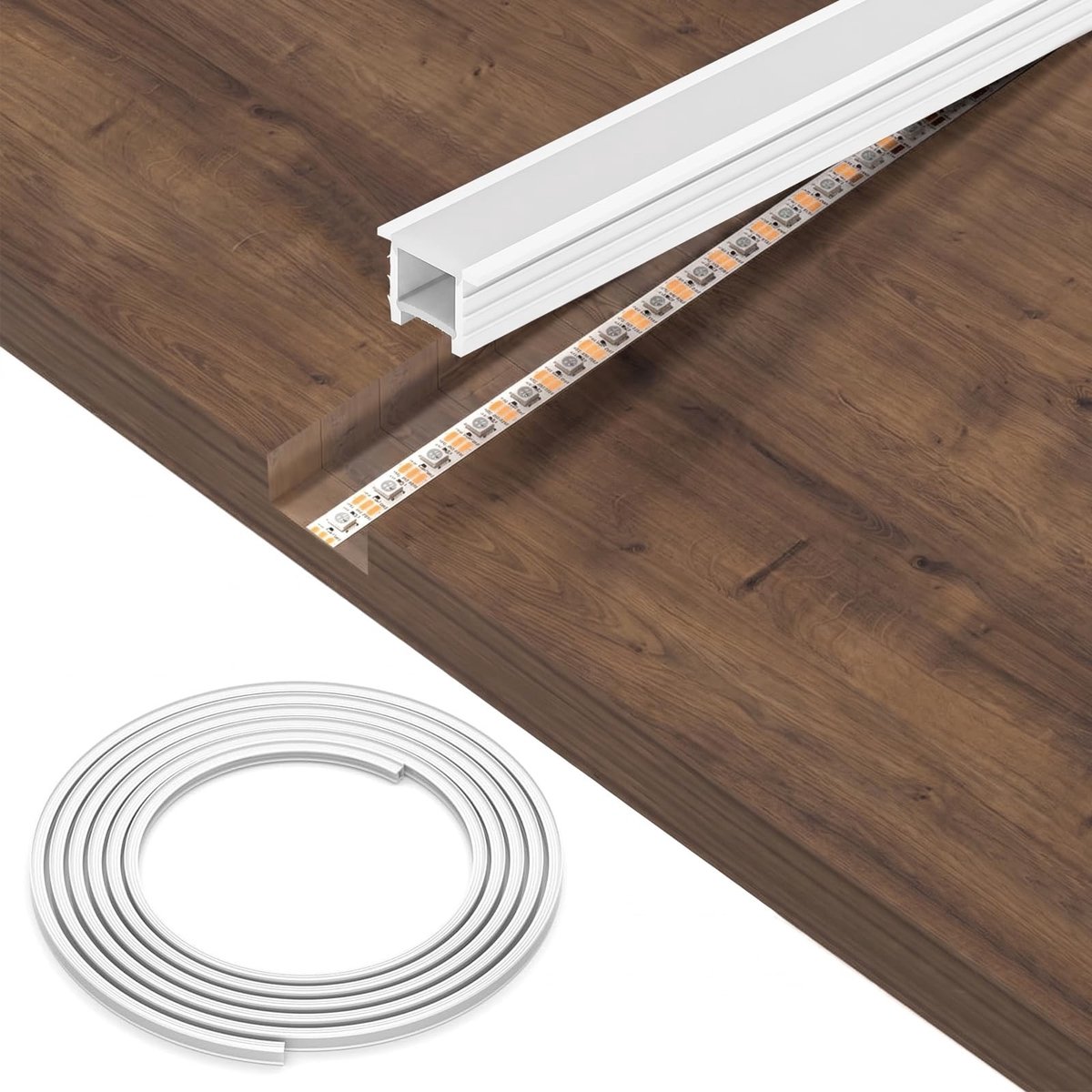 SolidKeus - Siliconen Ledprofielen voor Neonstrips, 3,0m