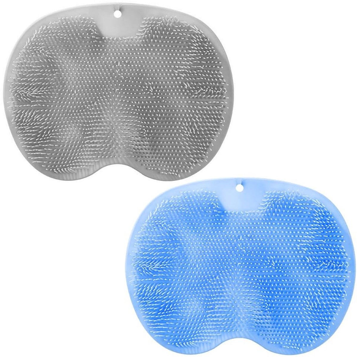 SolidKeus - Antislip Badmat met Voetmassagefunctie, Set van 2 Stuks