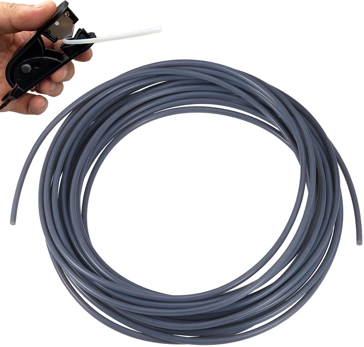 SolidKeus - PTFE Slang 5 m met Snijder voor 3D Printers, 2.5mm ID x 4mm OD