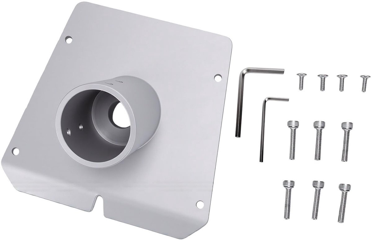 SolidKeus - Aluminium Buisadapter met 360 Graden Rotatie