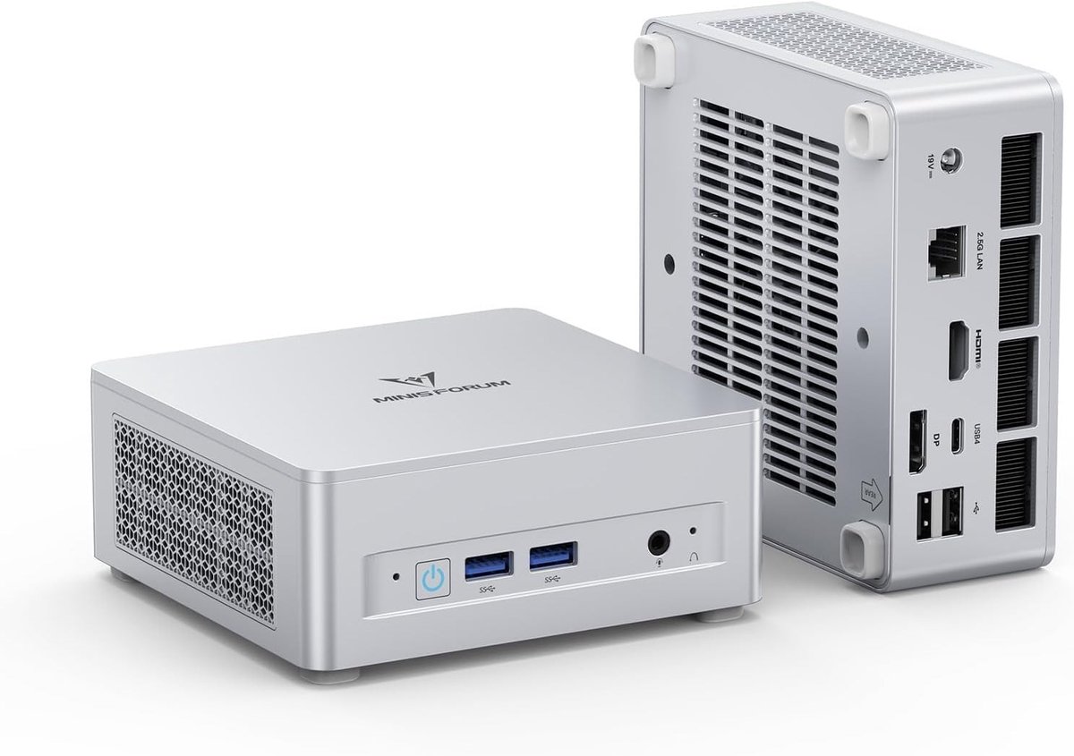 SolidKeus - Mini PC met AMD Ryzen 7 8745H, 32GB RAM en 1TB SSD