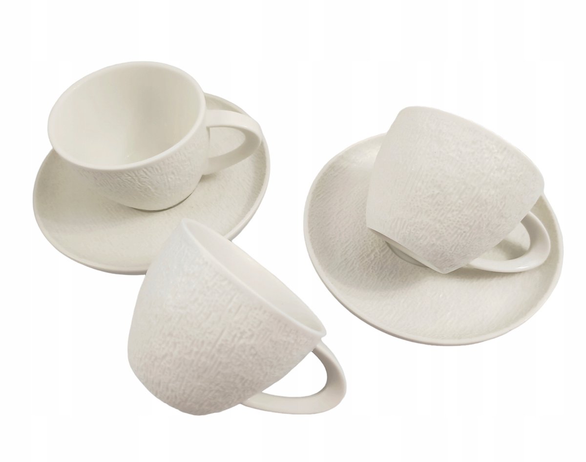 Zellerfeld WHITE Koffieservies 12-delig - Elegant & Modern