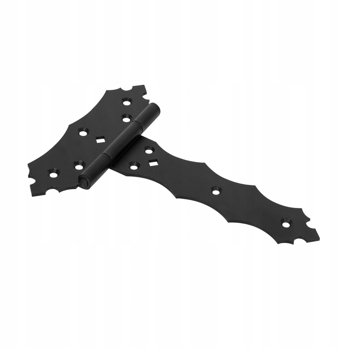 Decoratieve Kruisband Scharnier 150mm Zwart Retro Bouw