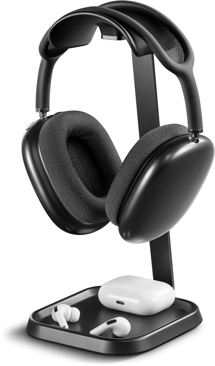 SolidKeus - Hoofdtelefoonstand met Opbergcompartiment voor Gaming Headsets
