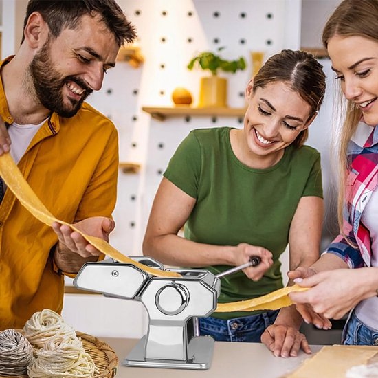 Merkloze handmatige Pastamachine met 7 instellingen voor Italiaanse Pasta van merkloze — afbeelding 4
