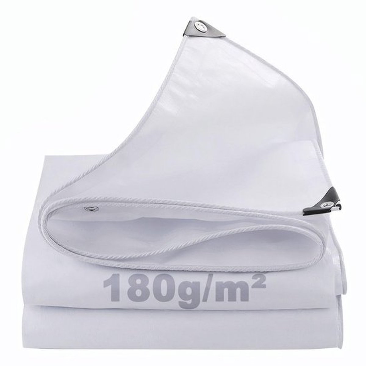Afdekzeil Waterdicht - 180 g/m² PE - UV-bestendig - Scheurvast - Met Aluminium Ogen - Voor Tuinmeubelen/Voertuigen - Dekzeil