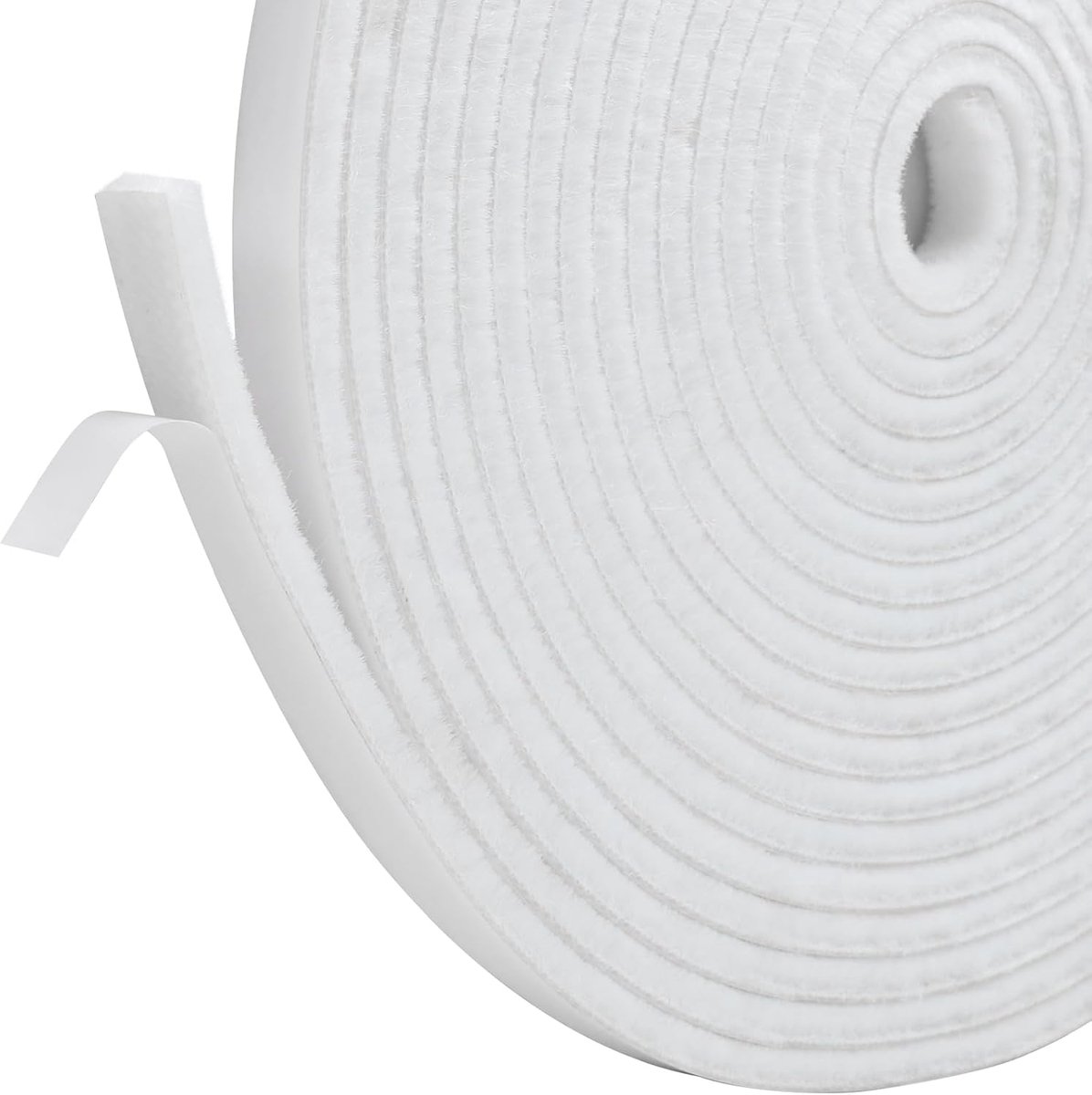Borstelafdichting Voor Deur & Raam, 6 m (L) x 9 mm (B) x 5 mm (D), Tochtstrip Voor Deuren, Borstelafdichtingsstrip Voor Schuifdeur, Raam & Kledingkast – Wit