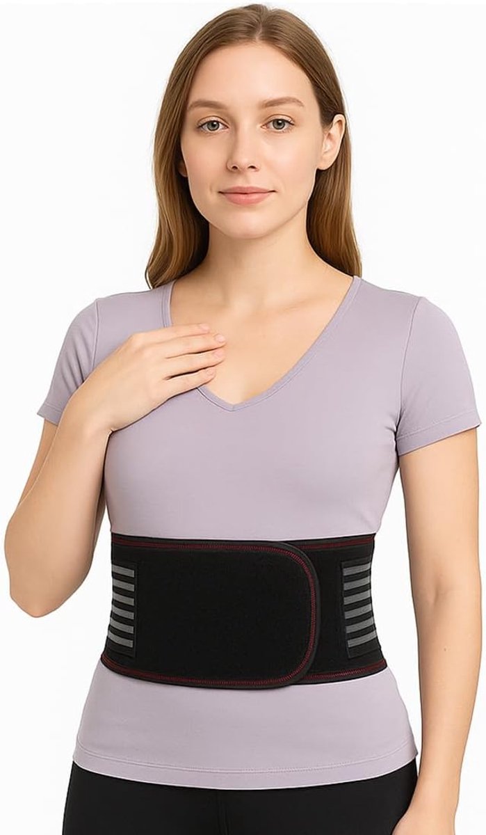 Compressieriem voor heren, lendensteun, houdingsgordel voor mannen en vrouwen, verstelbare rugsteunriem voor het verlichten van ischias, hernia, L