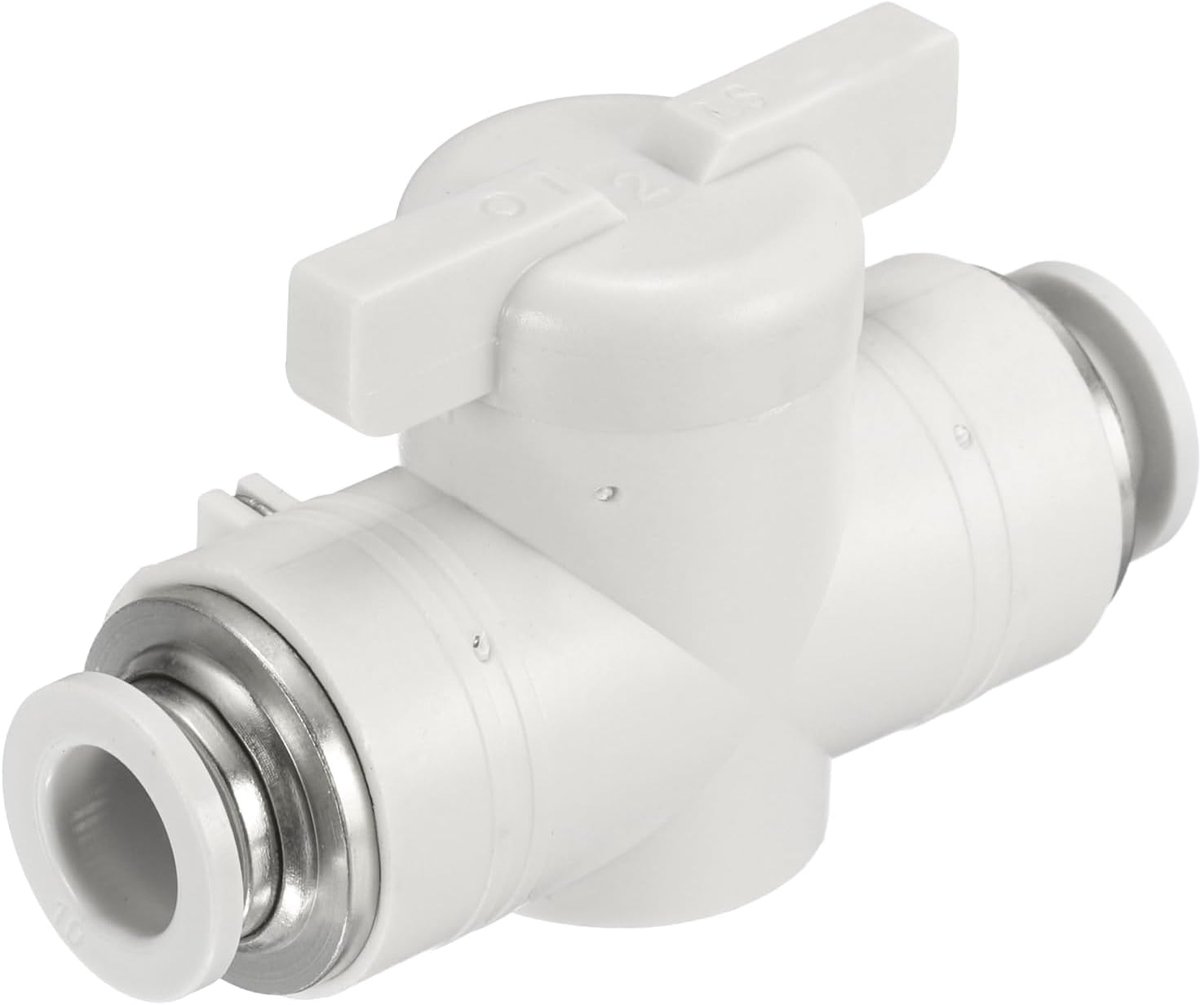 Buc Pneumatische kogelkraan, snelkoppeling, voor buizen, 10 mm, OD, regelventiel, luchtstroom, accessoires voor slangen, adapters, rechte verbinding, snelverbinding, luchtaccessoires