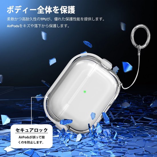 Voor AirPods 4 generatie Case, Cover Airpods 4 - zacht TPU zeer transparant anti-vergelend voor AirPods 4 Case met reinigingsset en schattige ronde gesp, helder wit — afbeelding 4