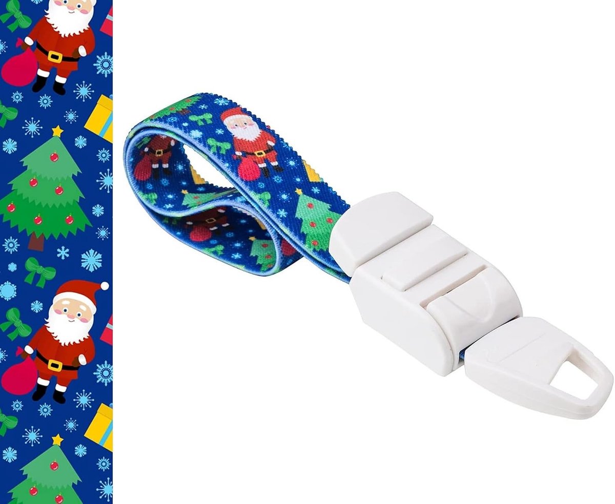Tourniquet met Kerstmis Feestelijk Patroon Quick & Slow Release (met Kerstman & Kerstboom)