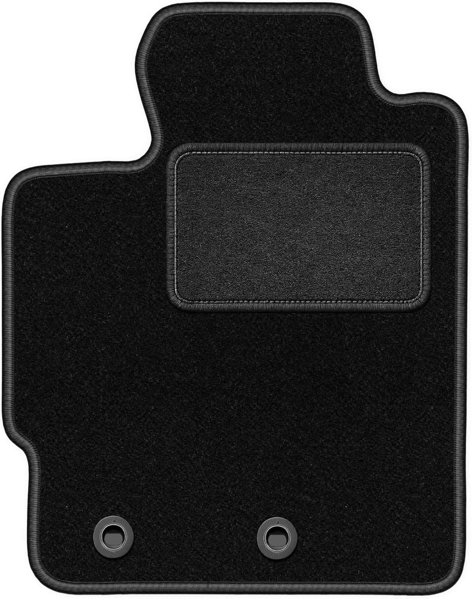 Geschikt voor Toyota Verso-S Minivan 2010-2015, velours, autoaccessoires, praktische voetmat, 1-delig, zwart