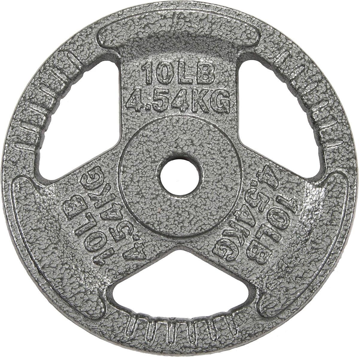 Gietijzeren 1-inch Grip Plaat Gewichtsplaat voor krachttraining, Gewichtheffen en Crossfit, Single