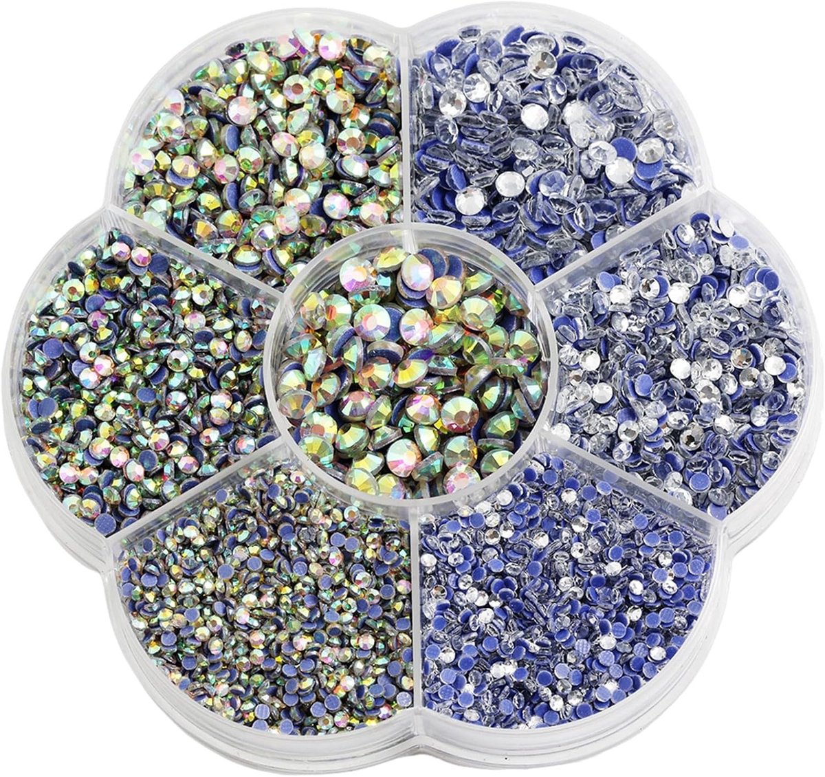 Strassteentjes om op te strijken, voor stoffen, strass, stoffen, glitter, om op te strijken, voor kleding, schoenen, doe-het-zelf geschenken, manicure (zilver)