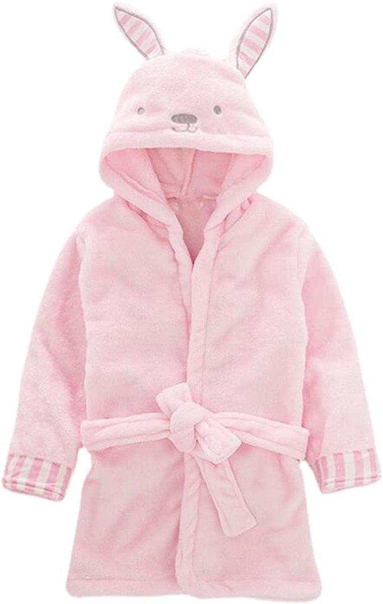 Badjassen Peuter Kids Cartoon Hooded Gewaden Flanel Nachtkleding Pyjama Winter Nacht-Gewaad