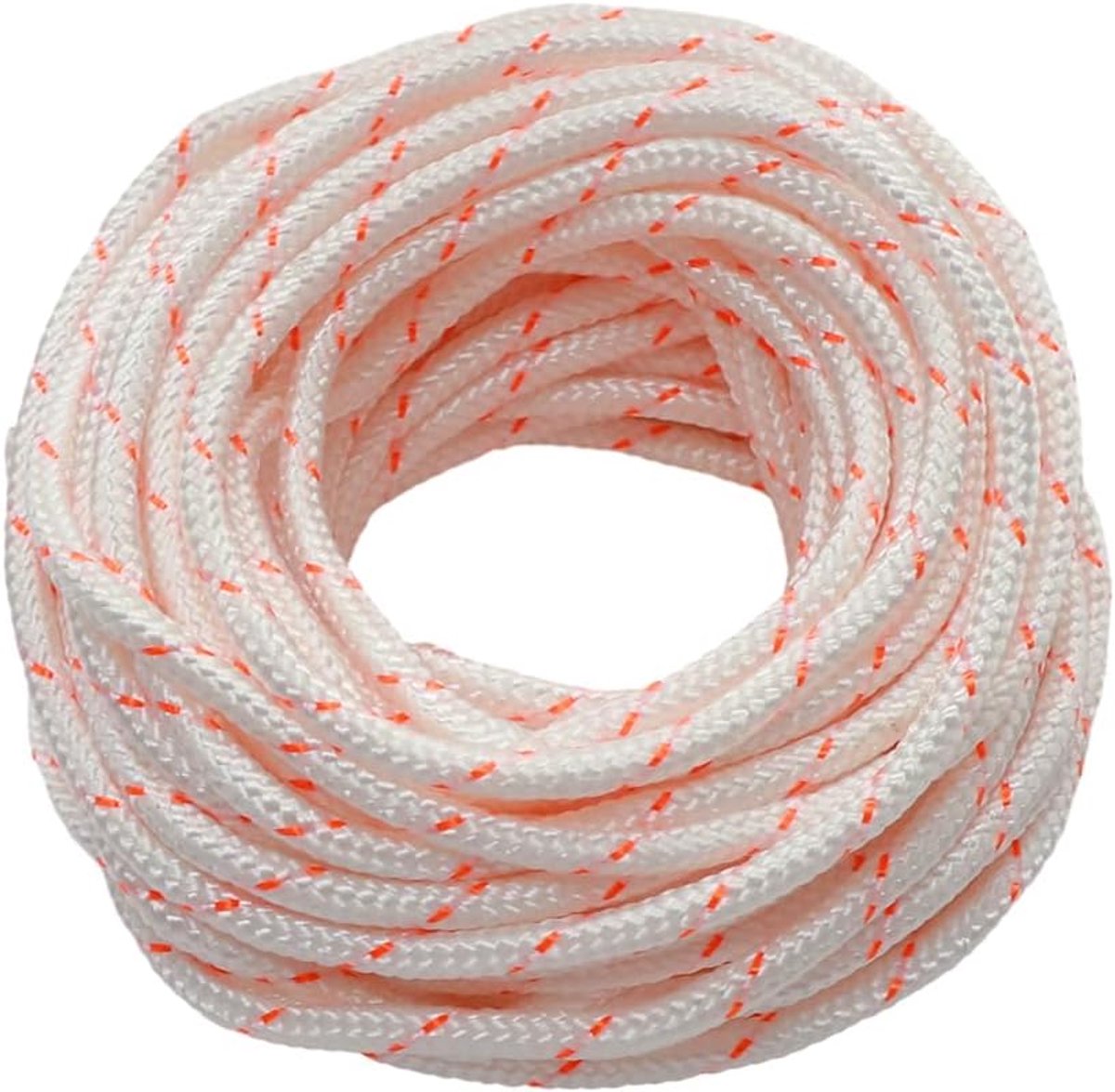 4,5 mm terugslagstartkabel, 10 meter, voor trimmers, kantensnijders, bosmaaiers en grasmaaiers, compatibel met Stihl- en Husqvarna-kettingzagen, nylon startkoord (4,5 mm)