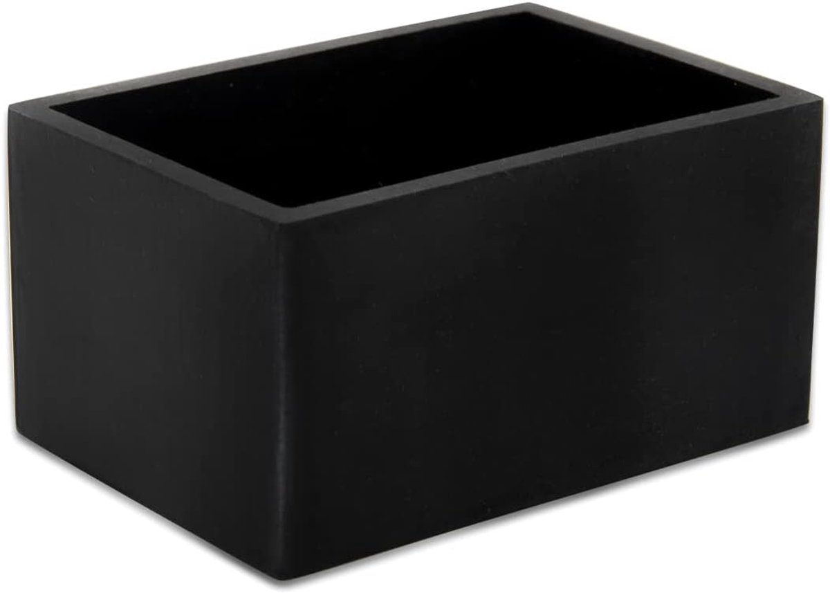 4 STKS Zwart Siliconen Stoel Been Caps Meubelpads Rechthoek Vorm Tafelstoel Voeten Vloerbeschermers 40 x 60 mm, 1-9/16 inch x 2-3/8 inch | Antislip, beschermdoppen, geurloze siliconen