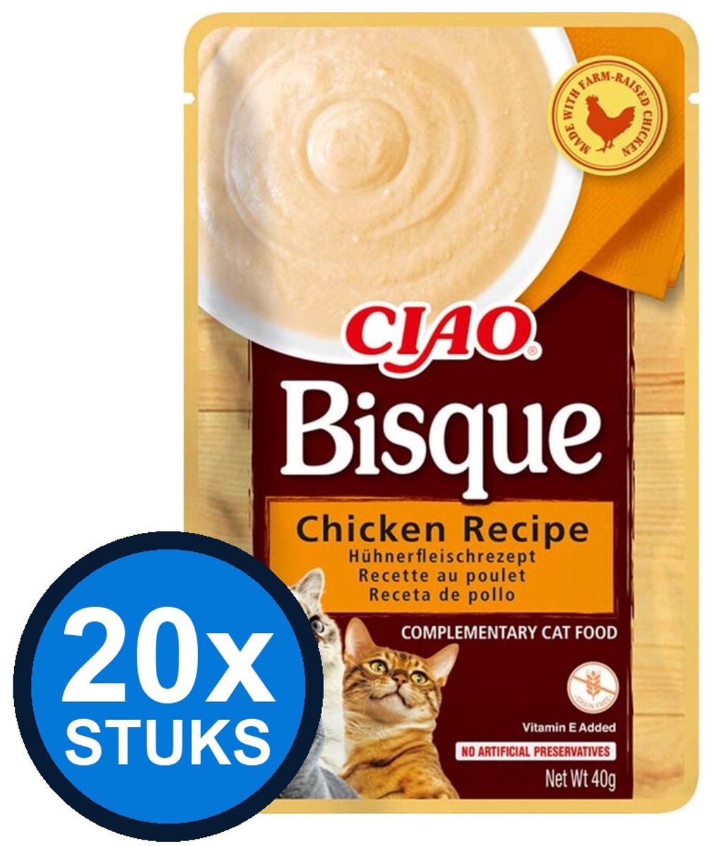 CIAO Ciao Bisque puree cat chicken 40gr