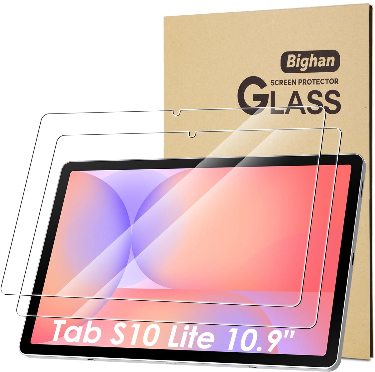 SolidKeus - Set van 2 Tempered Glass Screen Protectors voor Galaxy Tab S10 Lite