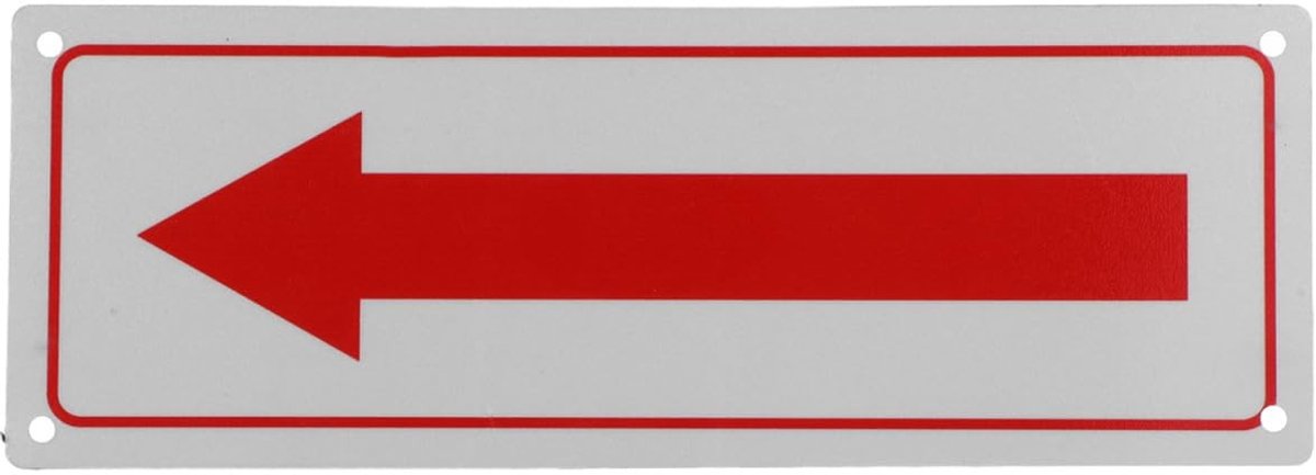 SolidKeus - Aluminium Pijlbord voor Buiten, Eenvoudig te Installeren
