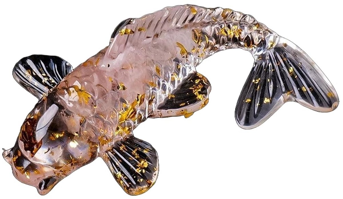 SolidKeus - Creatieve Kunstmatige Vissen Ornamenten van Natuurlijke Kristallen