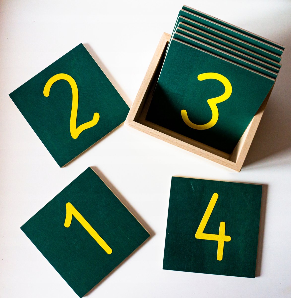 Montessori Ruwe Cijfers - Leren Tellen met Tactiele Educatie