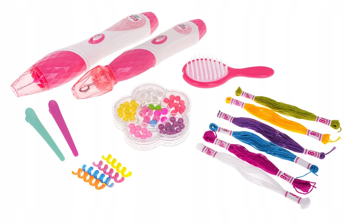 Creatieve Haaraccessoires Set: Vlechtmachine & Kralen