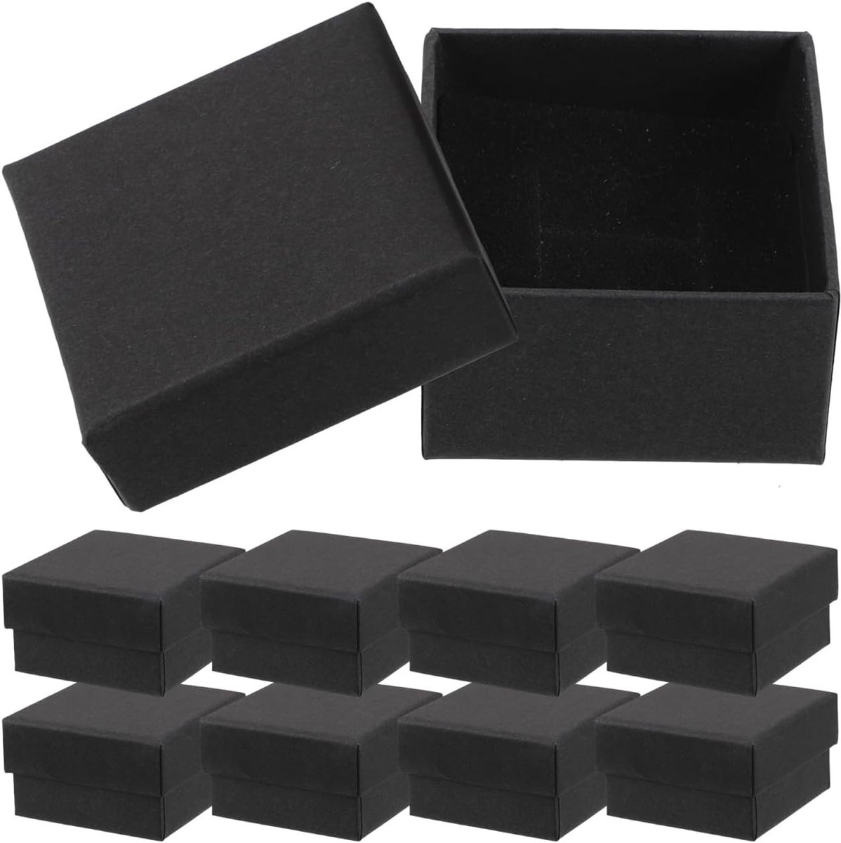 10-delige papieren sieradenbox voor ringen, oorbellen, armbanden en kettingen, ideaal voor cadeauverpakking