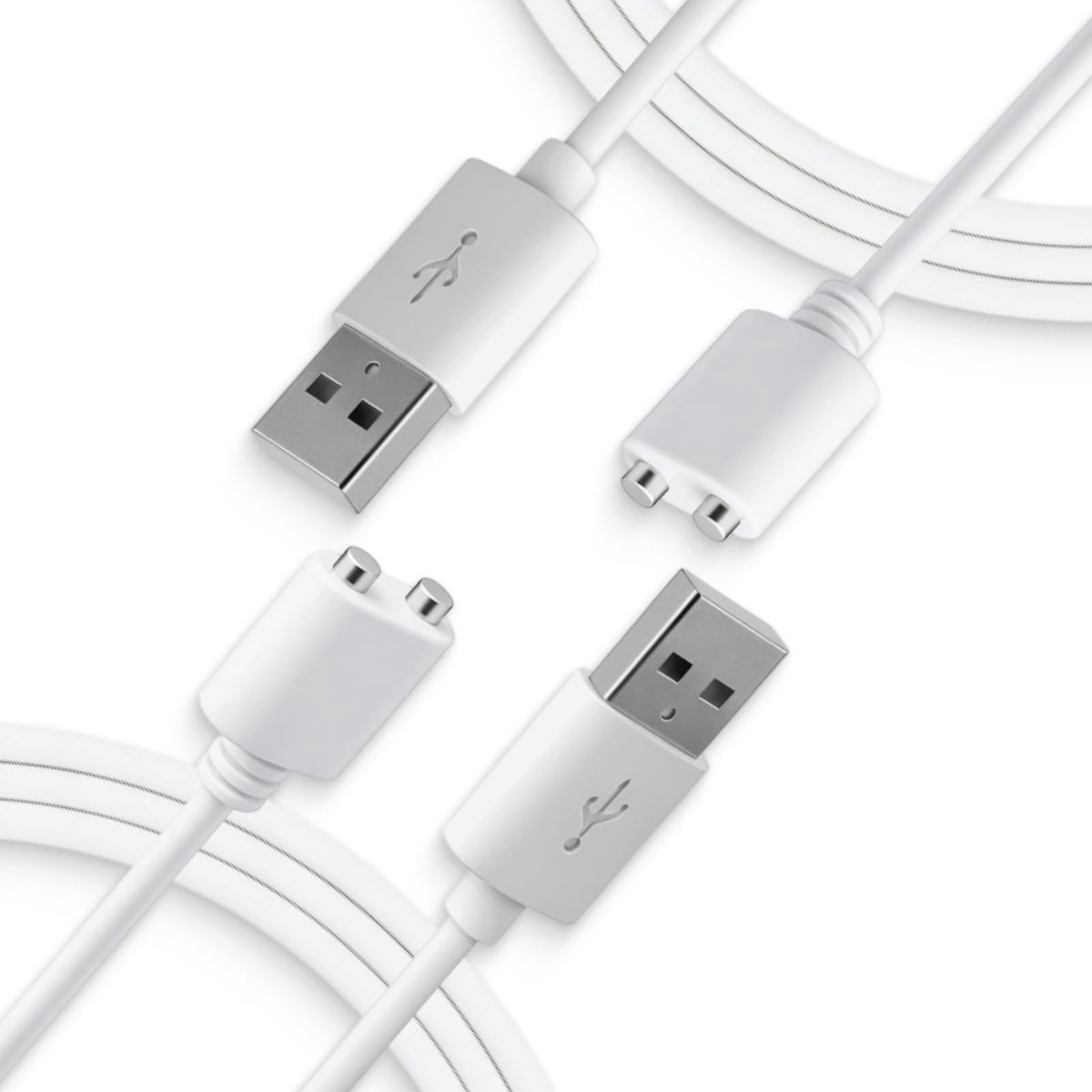 SolidKeus - Universele Magnetische USB Oplaadkabel, 2 Stuks
