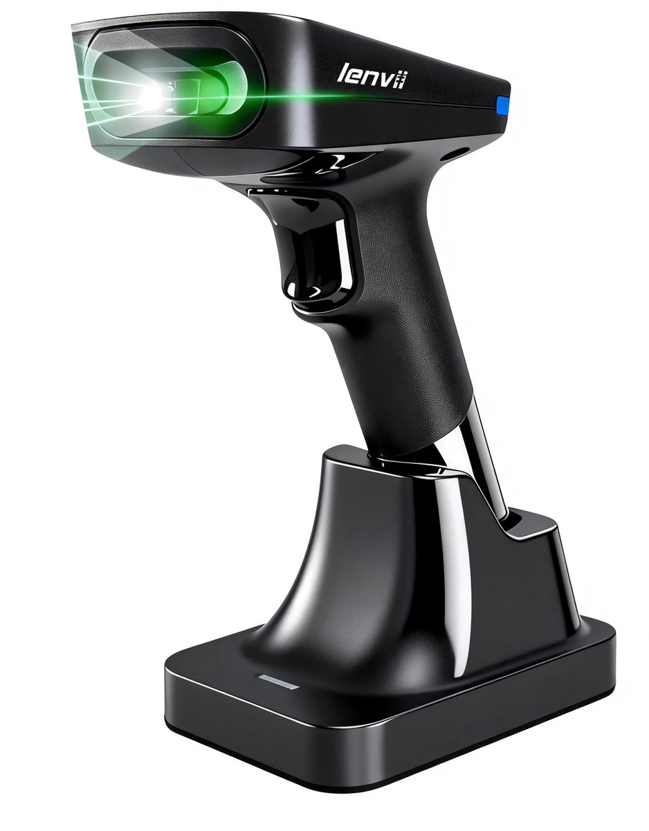 SolidKeus - Draadloze Bluetooth 2D Barcode Scanner