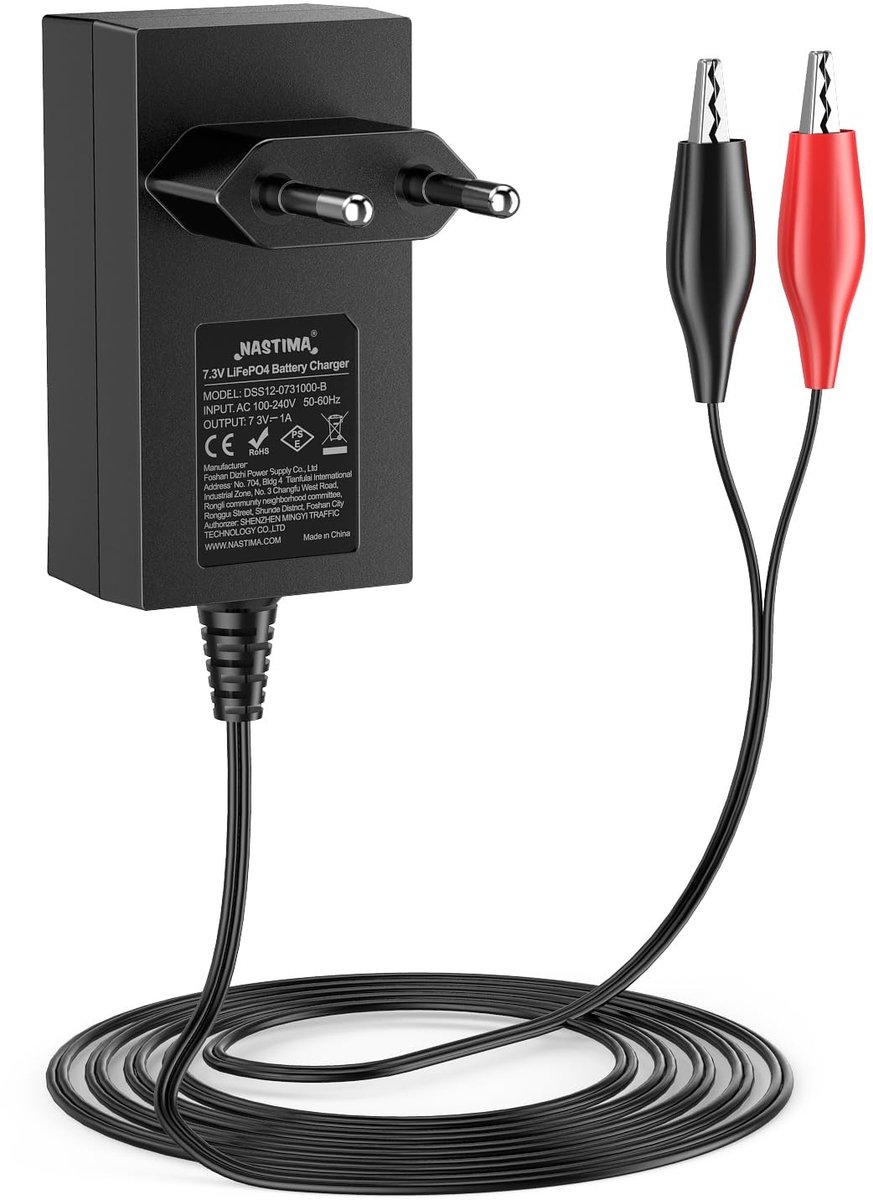 SolidKeus - LiFePO4 Oplader 7.3V 1000mA voor 6V Batterijen
