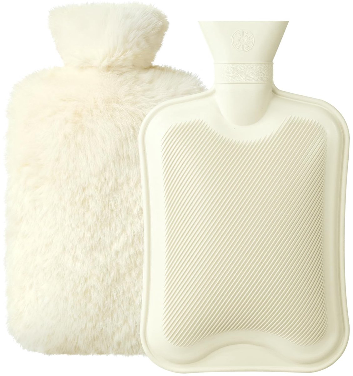 SolidKeus - Warmwaterkruik met Zachte Deksel 1.8 Liter van Natuurlijke Rubber