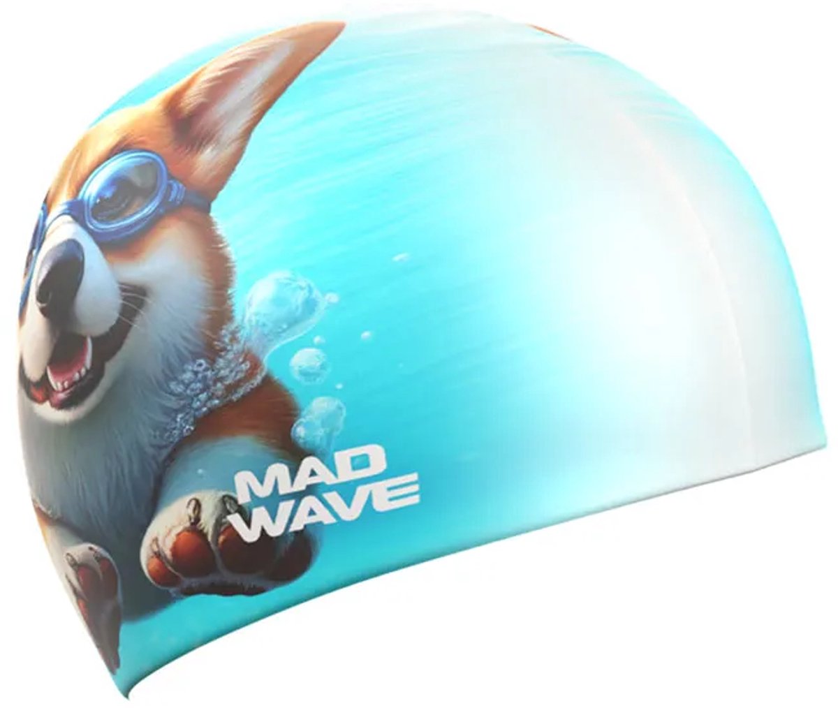 Mad Wave Corgi Hq Zwembadmuts Blauw