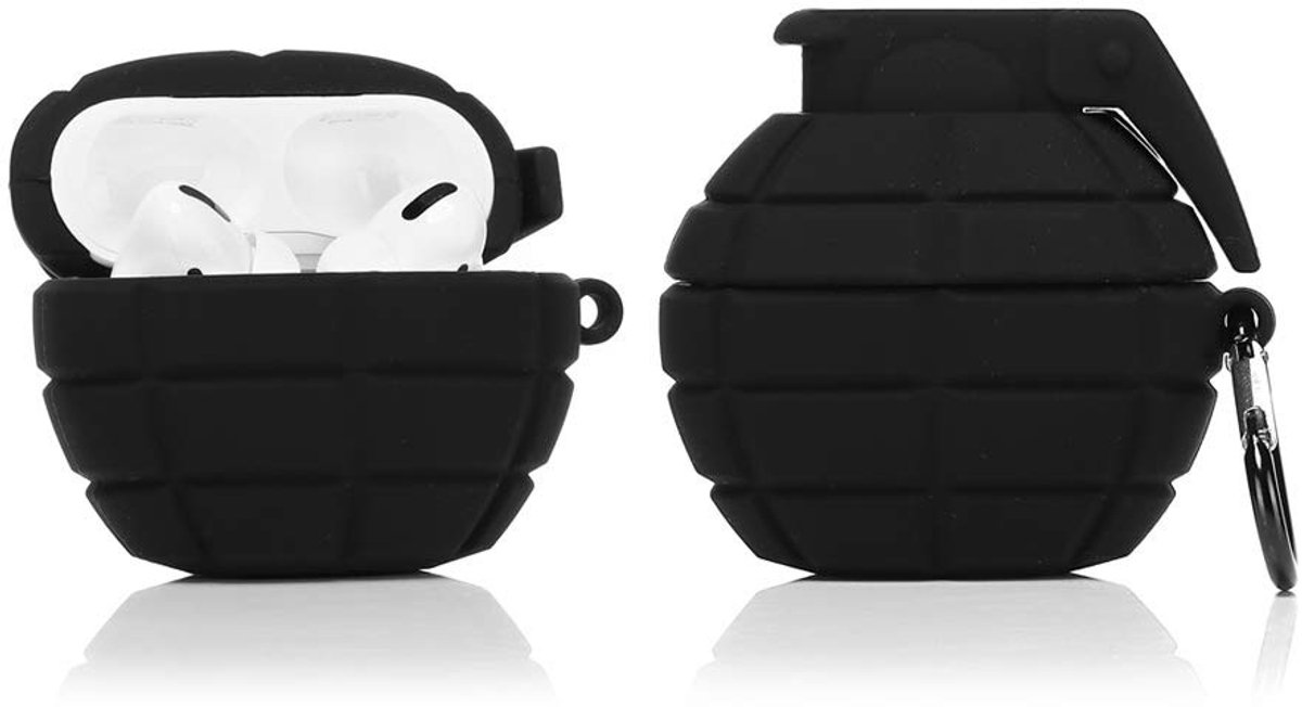 SolidKeus - Siliconen Hoes voor Airpods Pro met 3D Cartoon Ontwerp