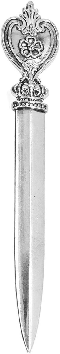 Brievenopener - Zilver - 12,8 x 1,9 cm - Van Zinklegering - Voor Kantoor en Thuis