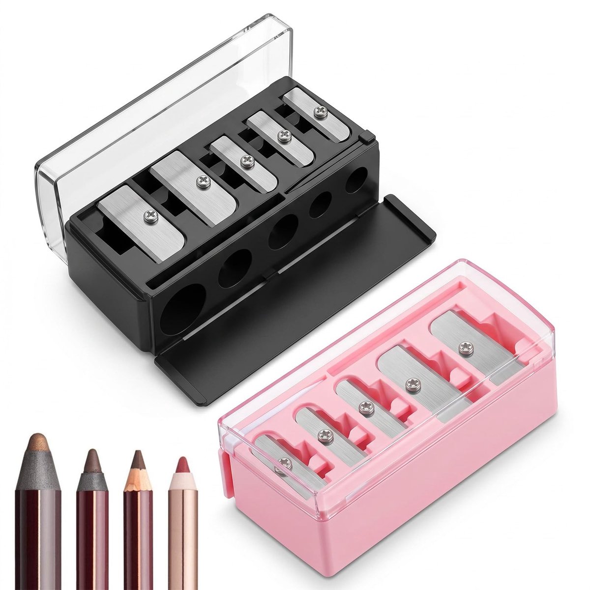 SolidKeus - 5-gaats Cosmetische Puntenslijper voor Make-up