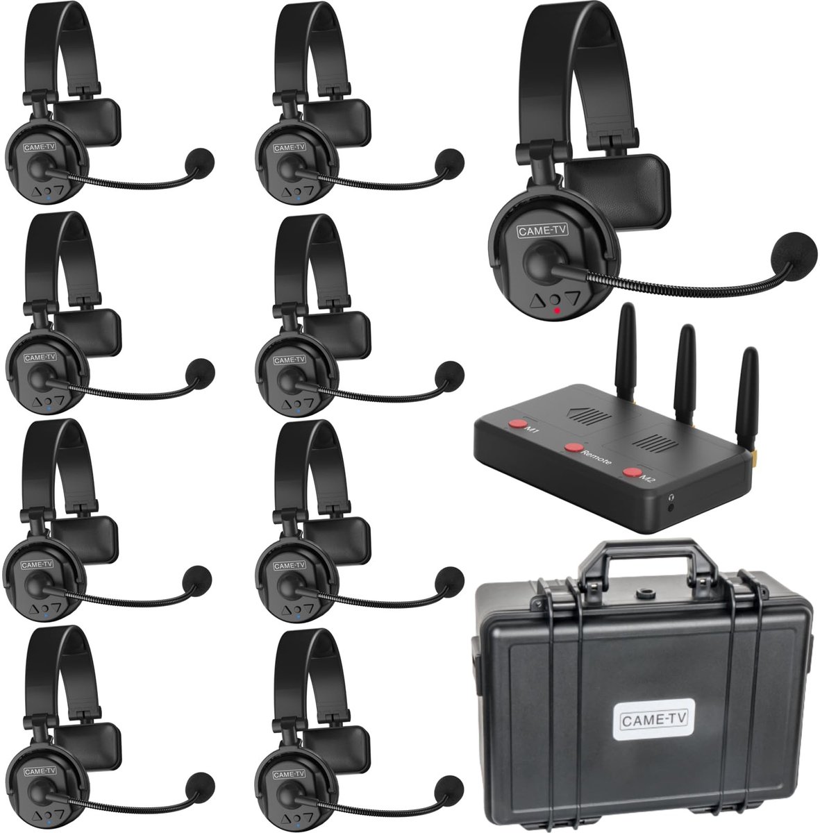 Omgoods - Draadloze Intercom Headset met Ruisonderdrukking voor Groepscommunicatie