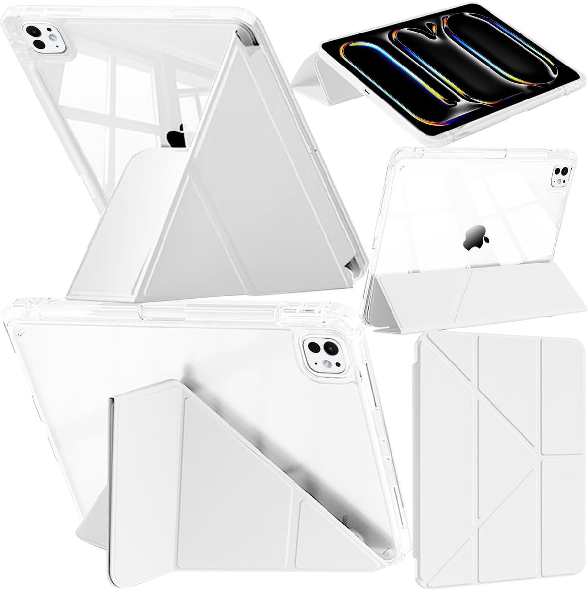 Omgoods - Case voor iPad Pro 13 Inch M4 met Pencil Houder en Y-Vouwstand