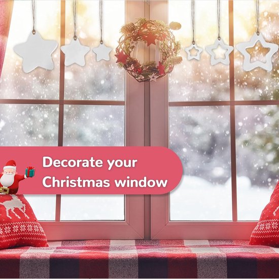 2 stuks stervormige siliconen vormen voor Kerstmis, siliconen vormen, gietvormen, sterren, mini-sterhanger, gietvorm, doe-het-zelf kerstdecoratie, voor Kerstmis, Pasen, bruiloften en — afbeelding 4
