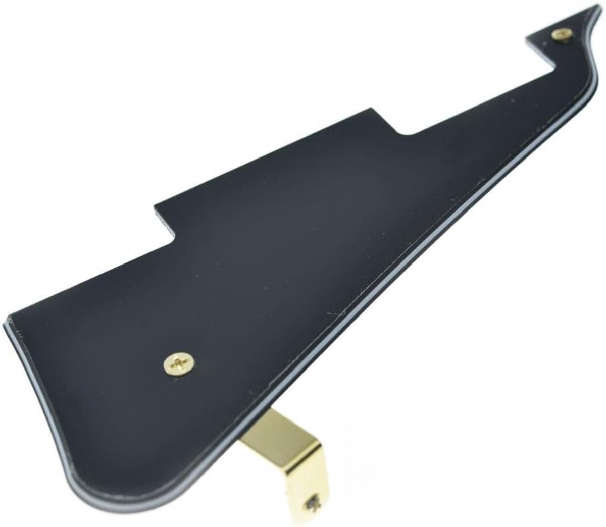 LP Gitaar Slagplaat En LP Rvs Beugel Met Goud Staal Montage Schroeven Voor USA GB Les Paul Zwart 3Ply