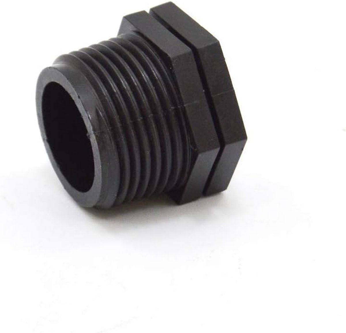701740 schroefsluiting, mannelijk, 1/2 inch, zwart