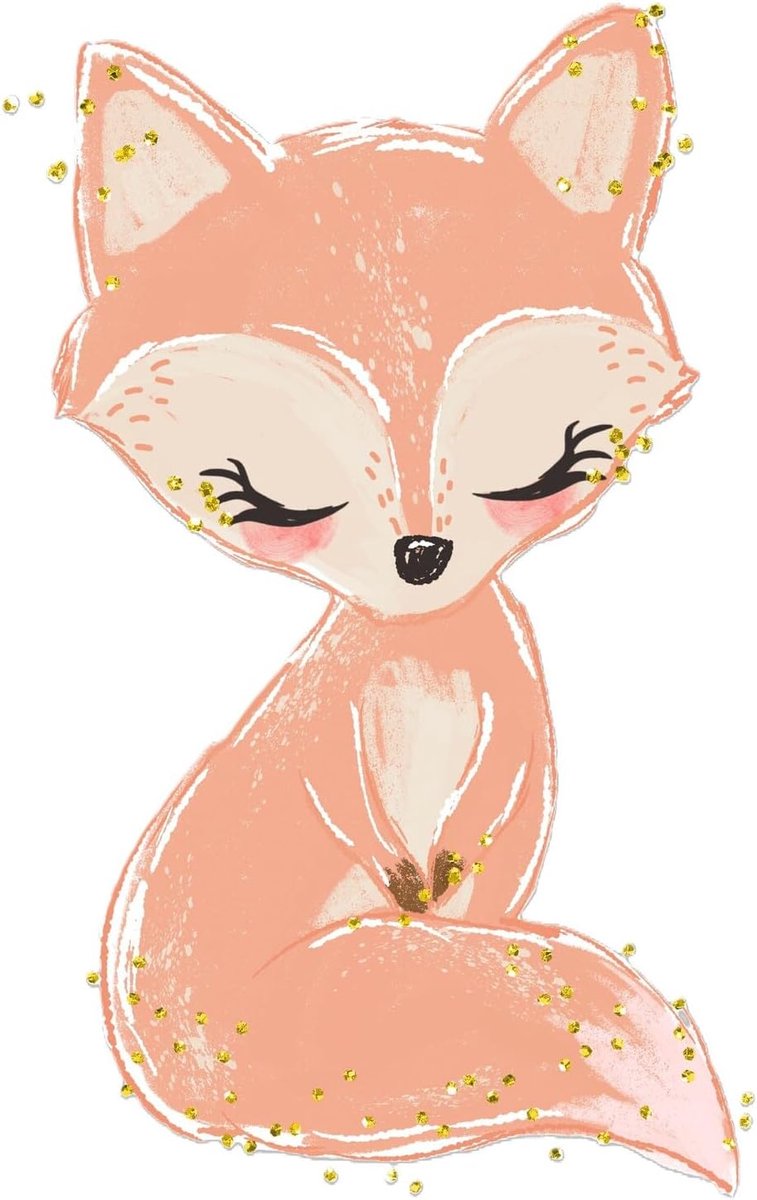 Lamina infantil ilustracion zorro