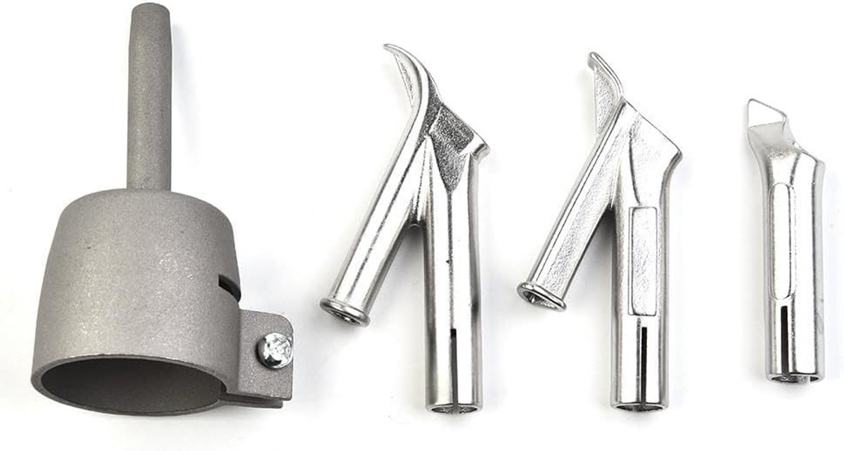 4 Stks/set Snelheidslassen Nozzles, 5mm Snelheidslassen Hittebestendige Nozzles Tips voor Vinyl PVC Plastic Heteluchtzaklamp, Snelheidslassen Nozzles Vervanging