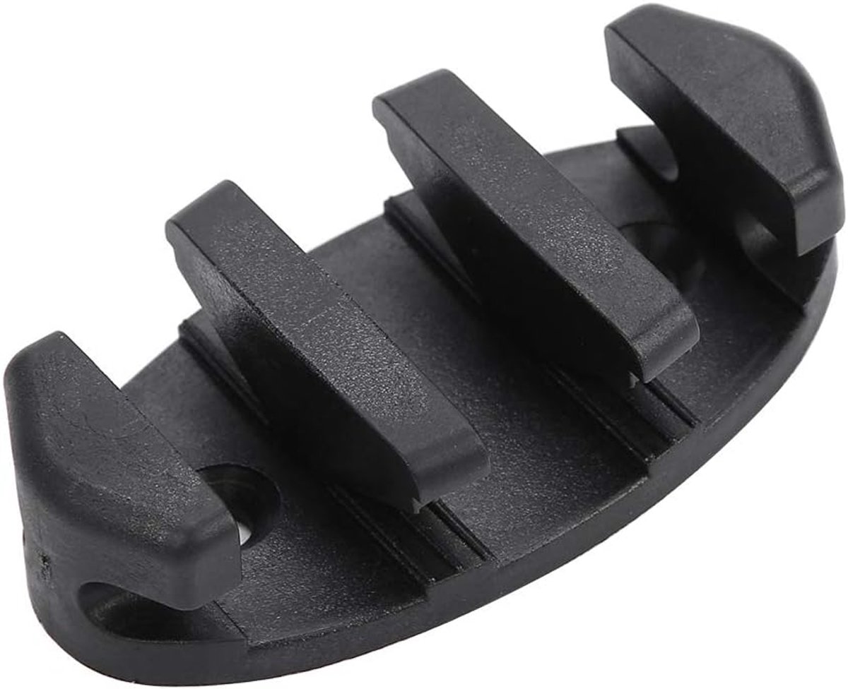 Cleat Past Handig de Hoek van de Boot aan voor Kajak Kano Dek Marine Vissersboot Zwart Plastic 1pc