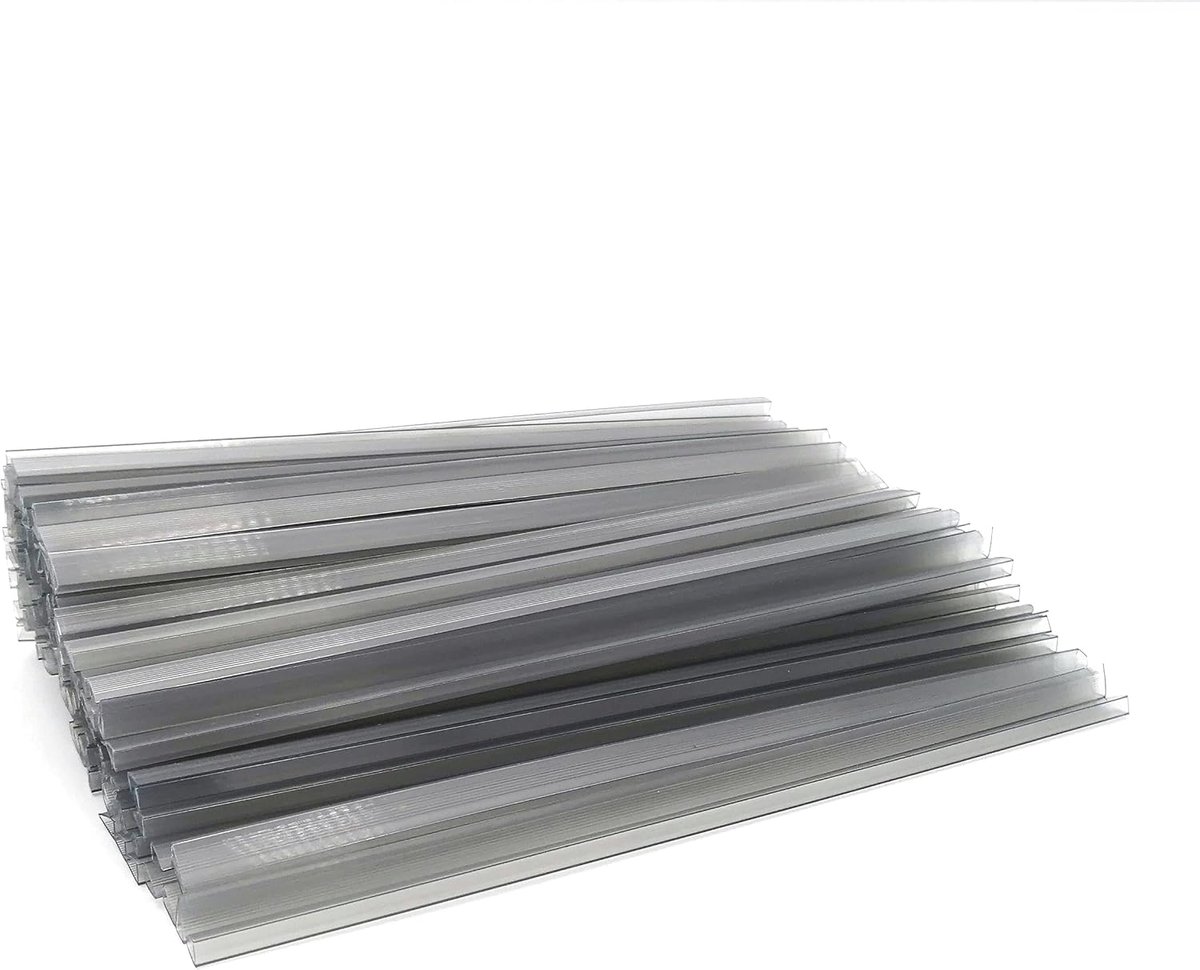 Bladbinders, A4, diameter 6 mm, inhoud 35 vellen, 100 stuks, kleur transparant