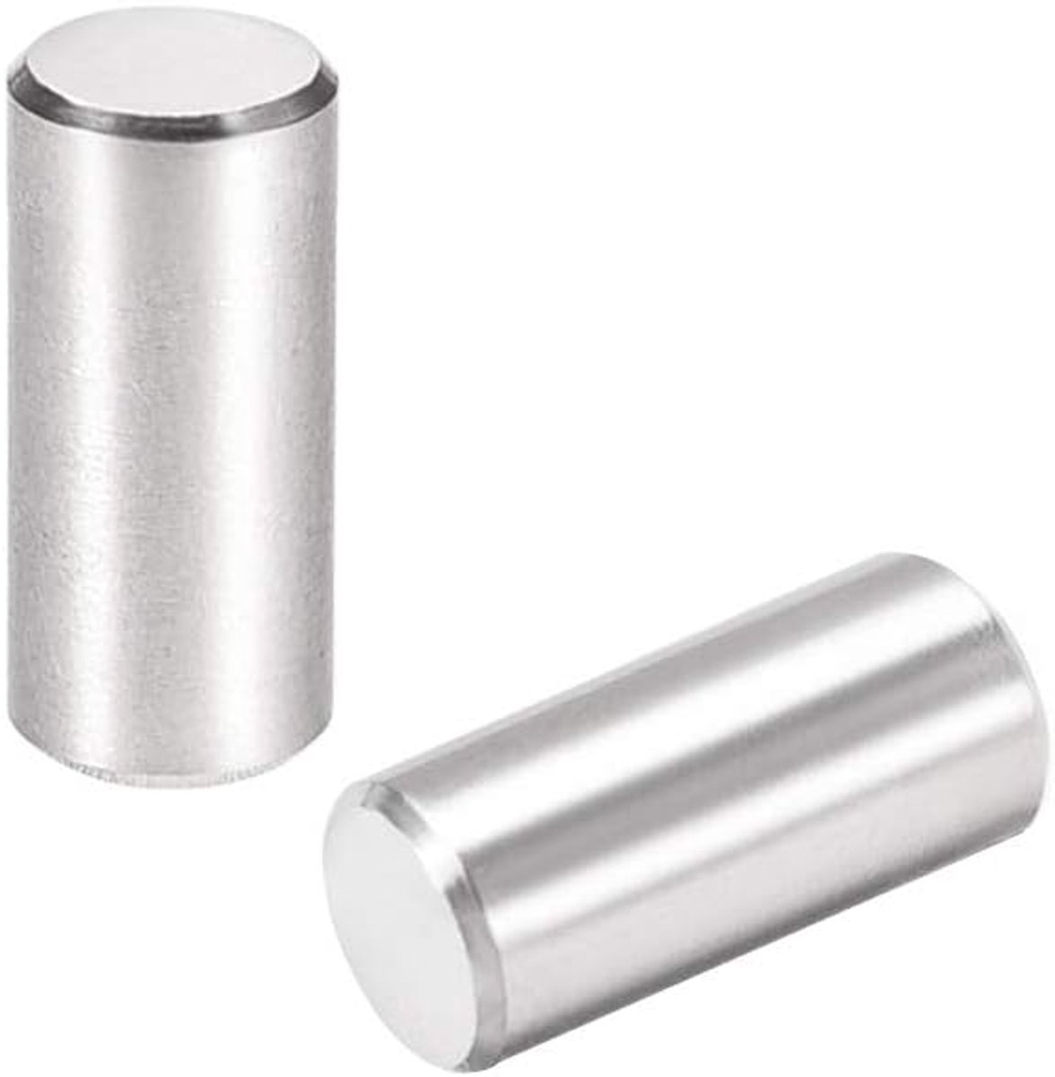 Sourcing map 50 stuks 6 mm x 14 mm paspen 304 roestvrij staal cilindrische planksteunpen bevestigingselementen zilvertint
